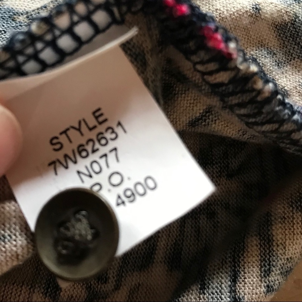Lucky Brand Floral Print Button Front Top Size XL - Picture 7 of 7